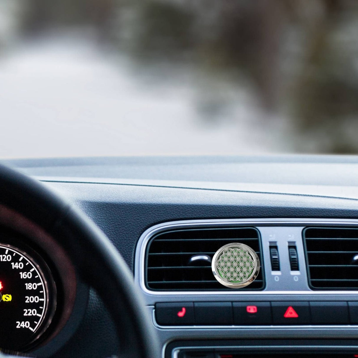 Zen Aroma Car Diffuser Clip'Arôme - Flower of Life