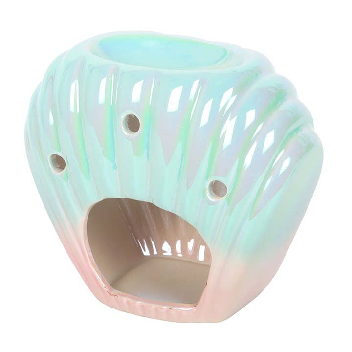 Something Different Iridescent Shell Coastal Oil Burner