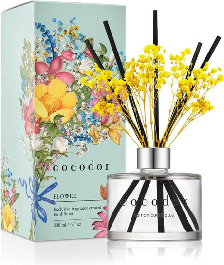 Cocodor Flower Diffuser 200ml Lemon Eucalyptus