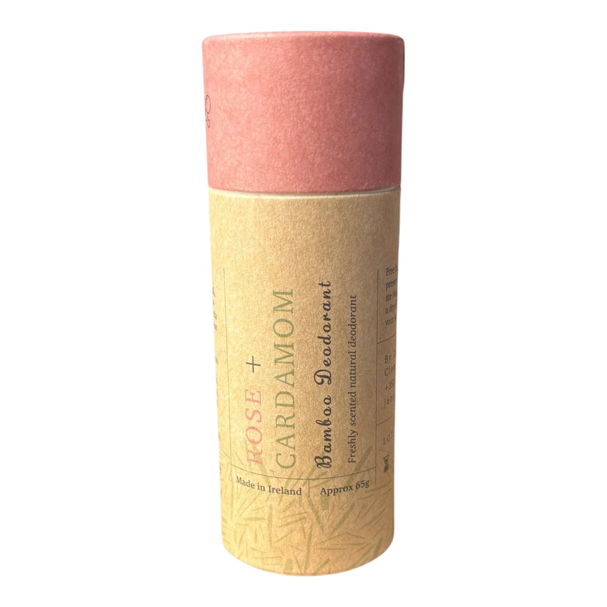 Janni Bars Rose & Cardamom Bamboo Deodorant
