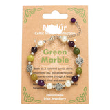Celtic Ore Bracelet Metal Beads Trinity Marble