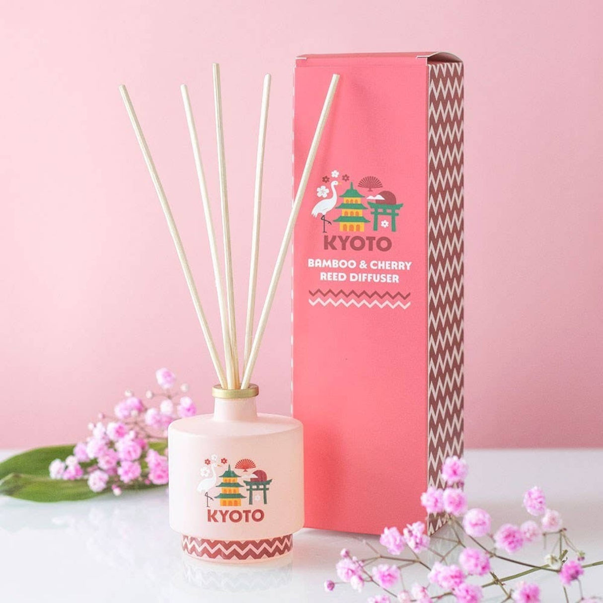 Something Different Kyoto Bamboo & Cherry Blossom Reed Diffuser