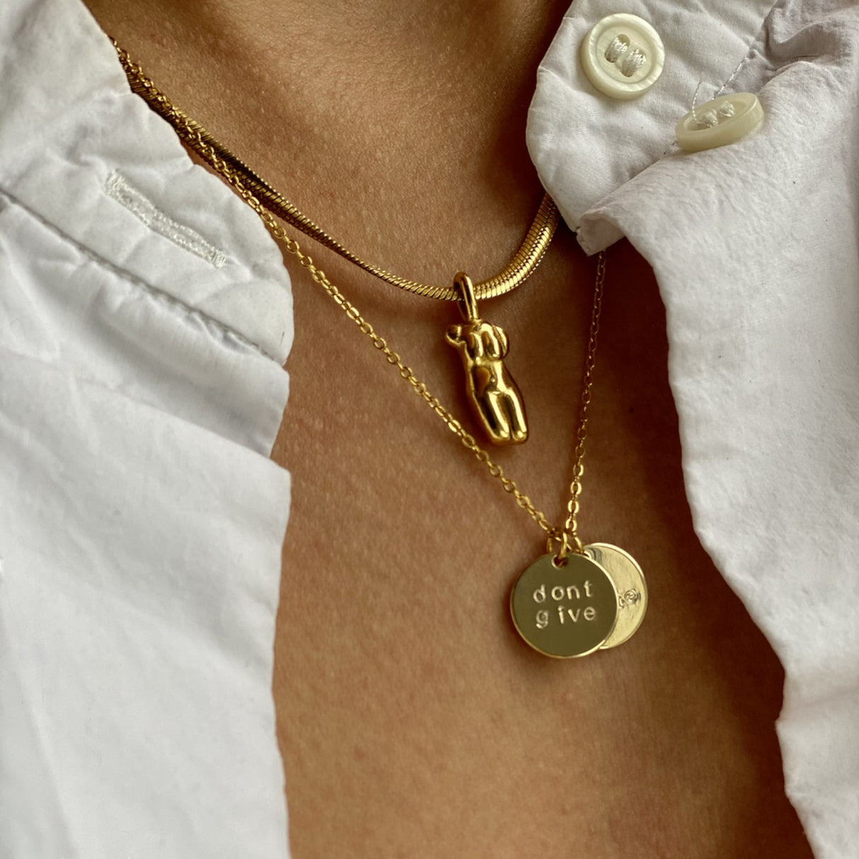Rudies and Co Don't Give a S***e Necklace