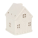 Something Different White Gingerbread House Tealight Holder