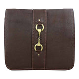 Grays 1922 Julia Bag with Snaffle Bit - Fine Leather Brown