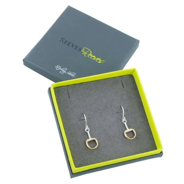 Reeves & Reeves Snaffle Bit Drop Earrings