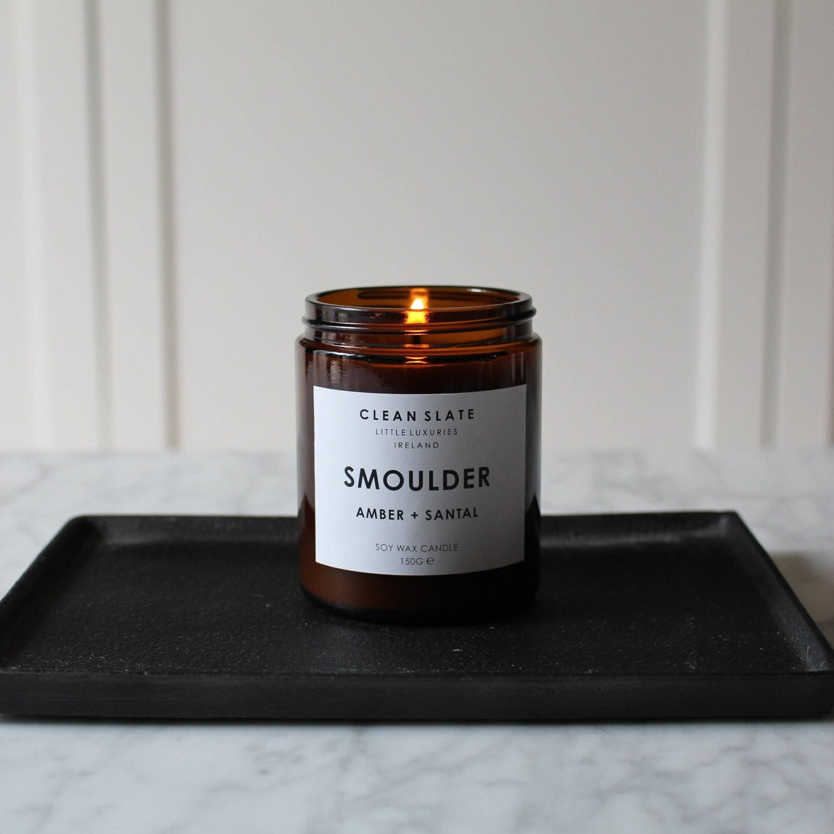CLEAN SLATE Smoulder Amber Candle