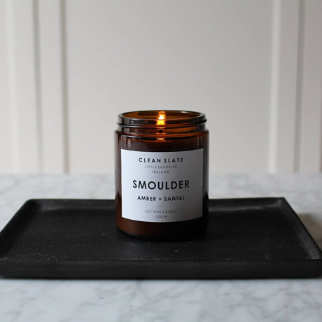 CLEAN SLATE Smoulder Amber Candle