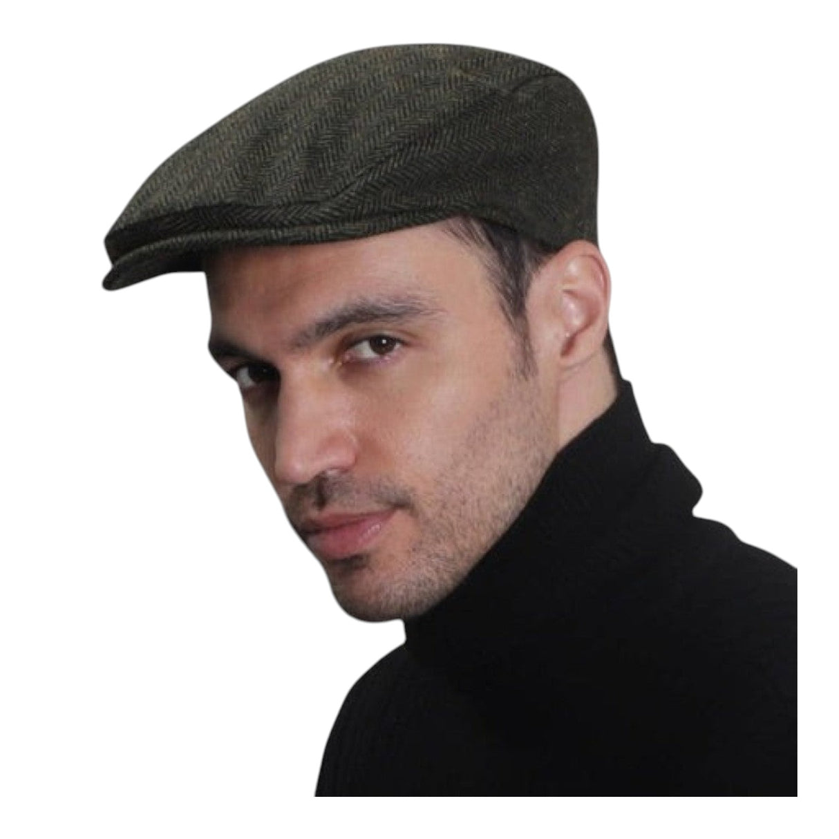Boru Tweed Traditional Tweed Cap Green