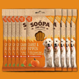 Soopa Europe Carrot & Pumpkin Jumbo Dog Dental Sticks