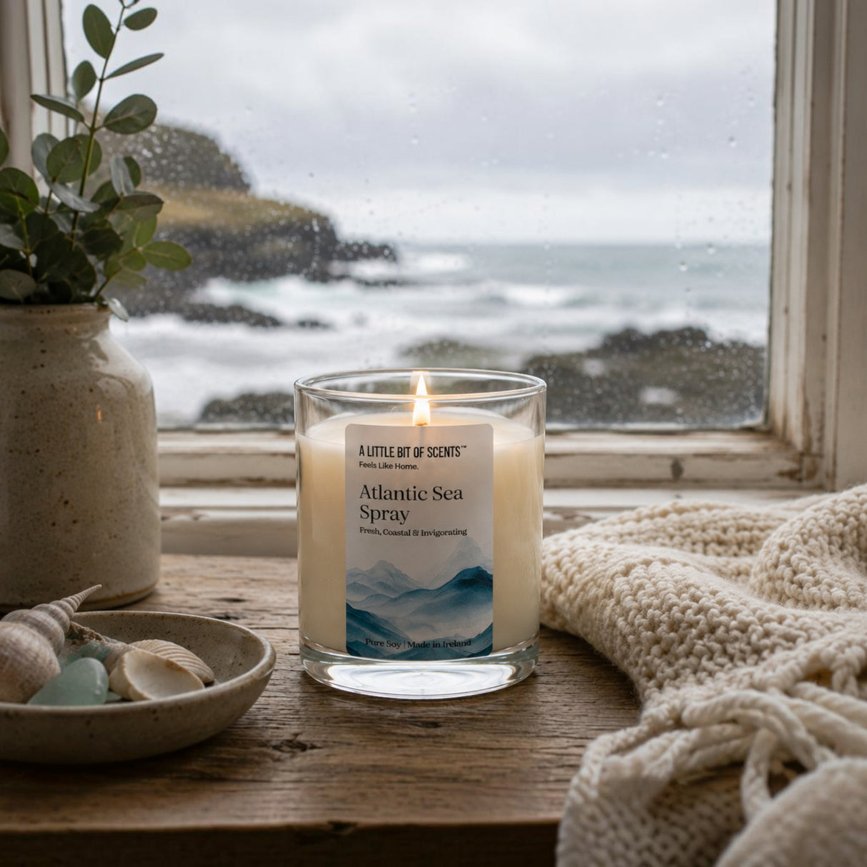 A Little Bit Of Scents Atlantic Sea Spray Scented Candle