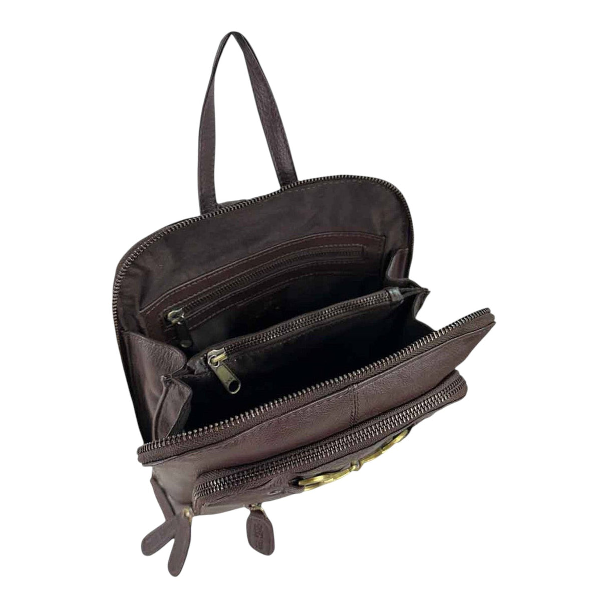 Grays 1922 Edith Rucksack with Snaffle - Brown Leather