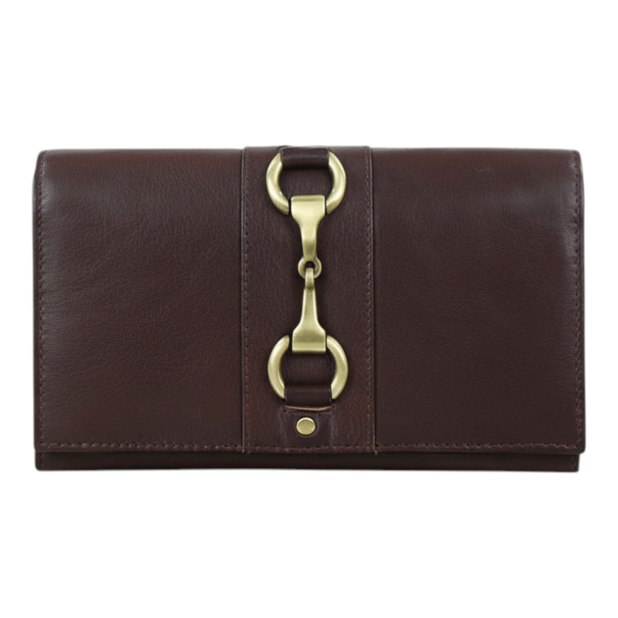 Grays 1922 Isla Purse with Snaffle in Brown Leather