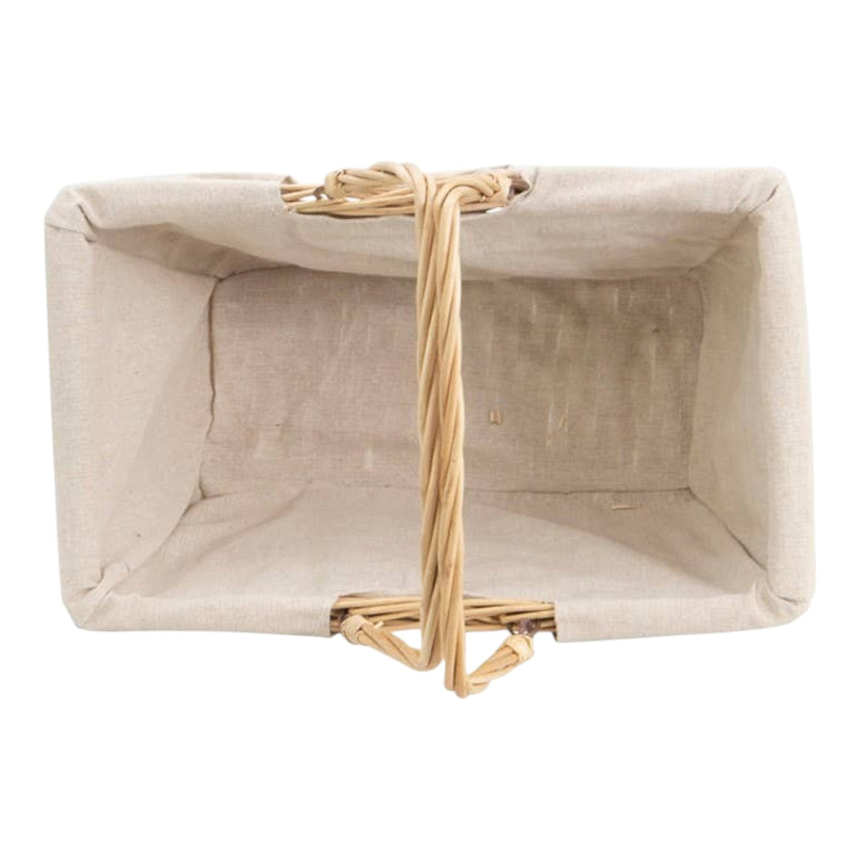Deffrennes Rectangular Natural Wicker Basket