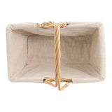 Deffrennes Rectangular Natural Wicker Basket