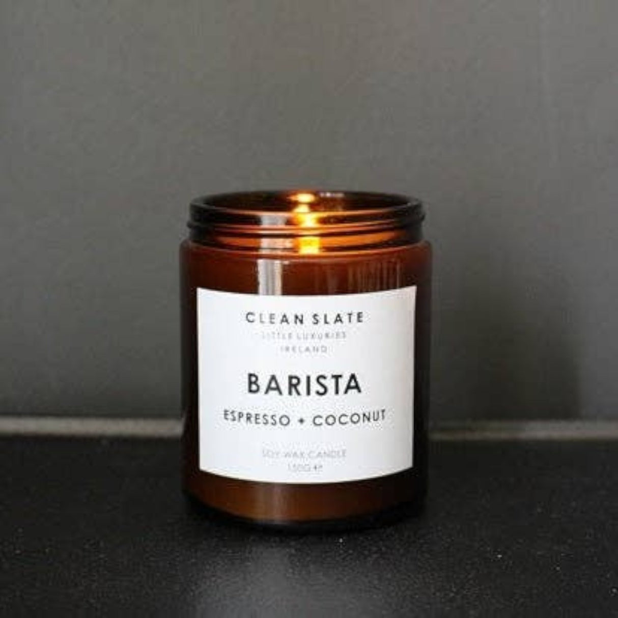 CLEAN SLATE Barista Amber Candle