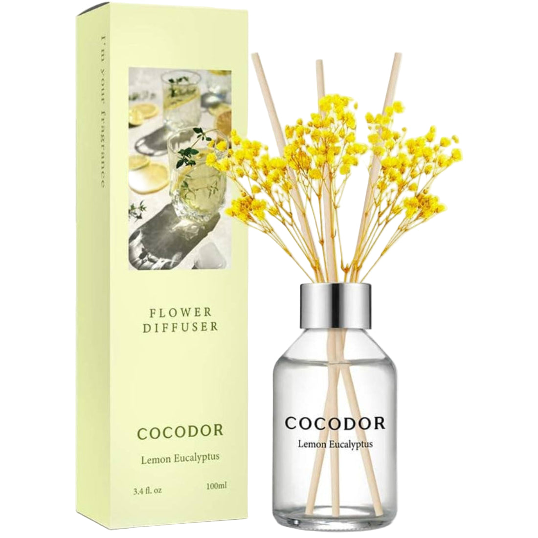 Cocodor Lemon Eucalyptus Reed Diffuser 100ml