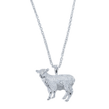 Reeves Sterling Silver 3D Sheep Necklace