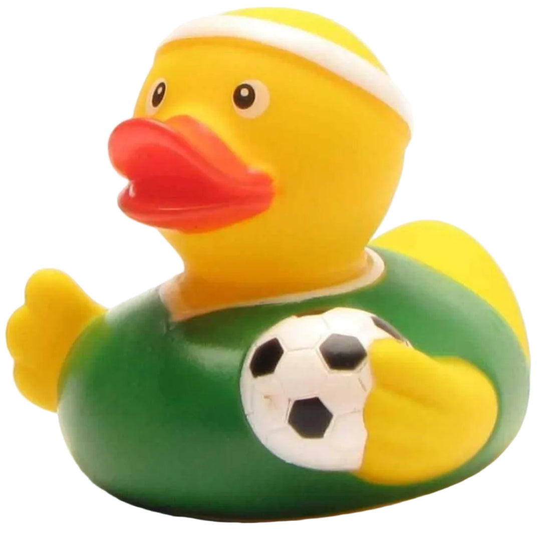 Duckshop Green Jersey Footballer Rubber Duck