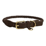 Staey Kaia Braided Dog Collar Dark Oak