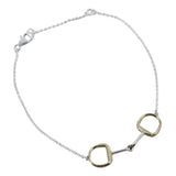 Reeves Solo Snaffle Bracelet - Gold