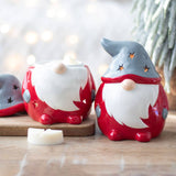 Something Different Red and Grey Gonk Tealight Holder