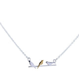 Reeves Bird On A Wire Necklace