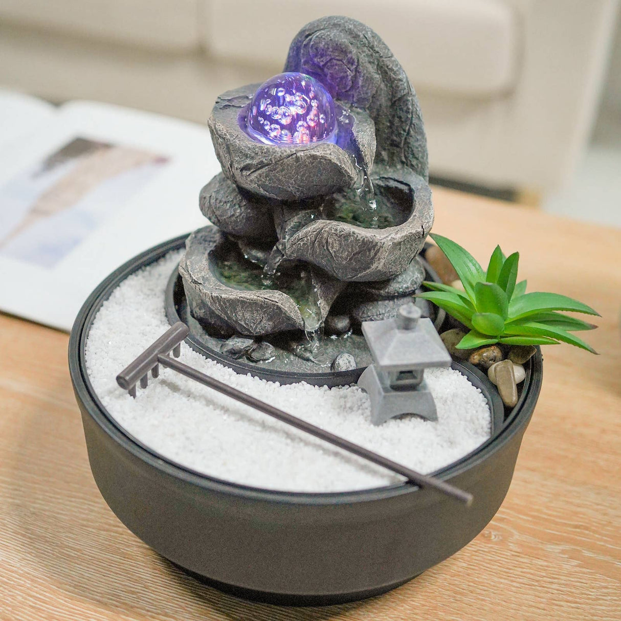Zen Aroma Garden & Bogota Indoor Fountain