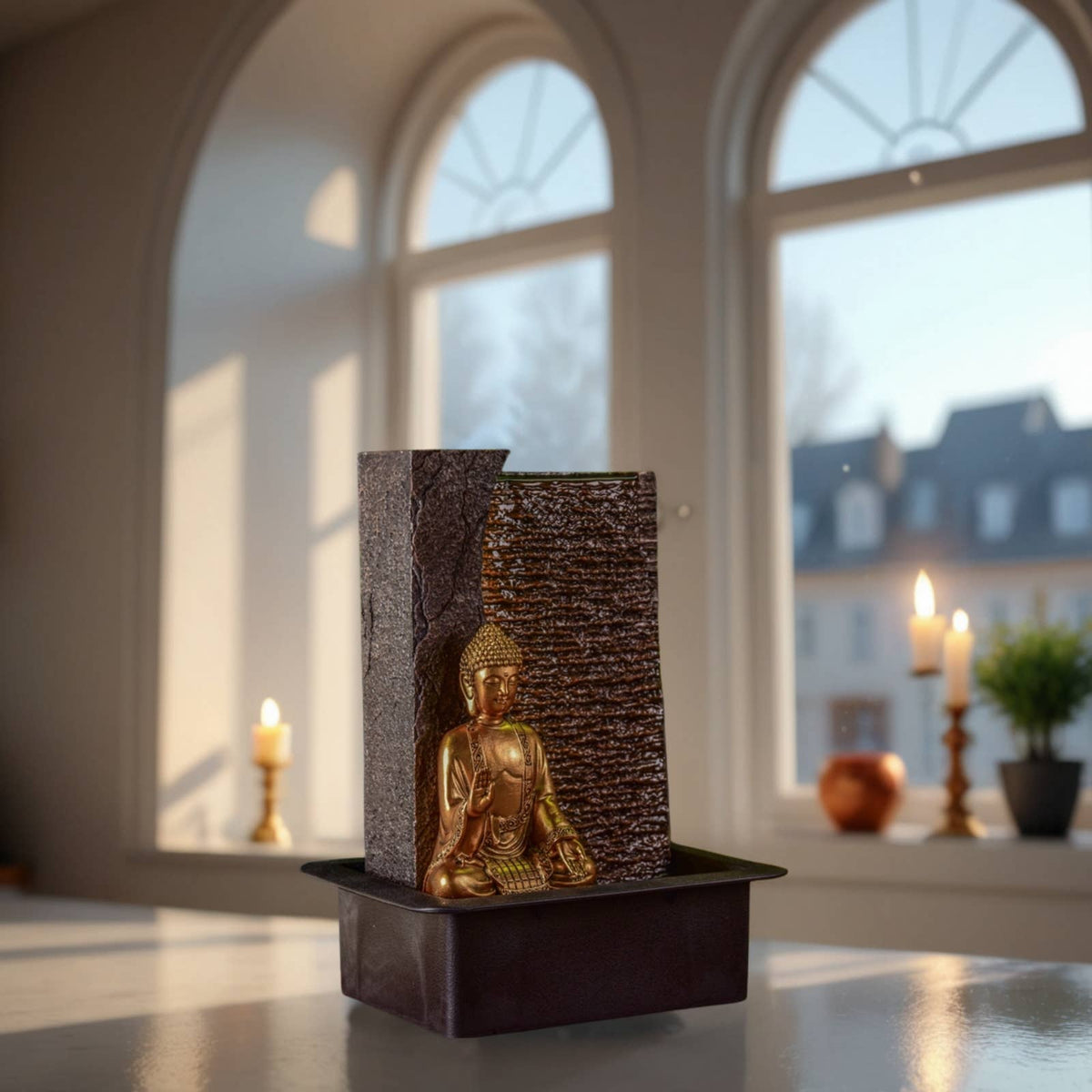 Zen Aroma Jati Water Wall Fountain