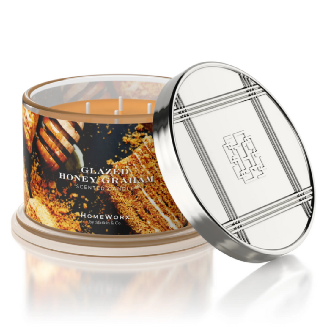 Homeworx Glazed Honey Graham 4 Wick Candle