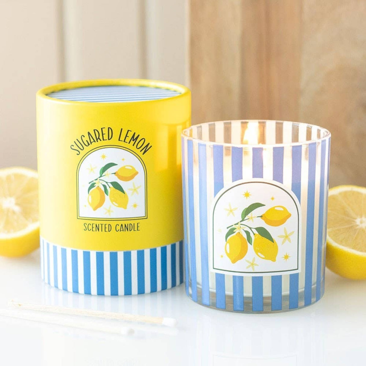 Something Different Sugared Lemon Scented Candle