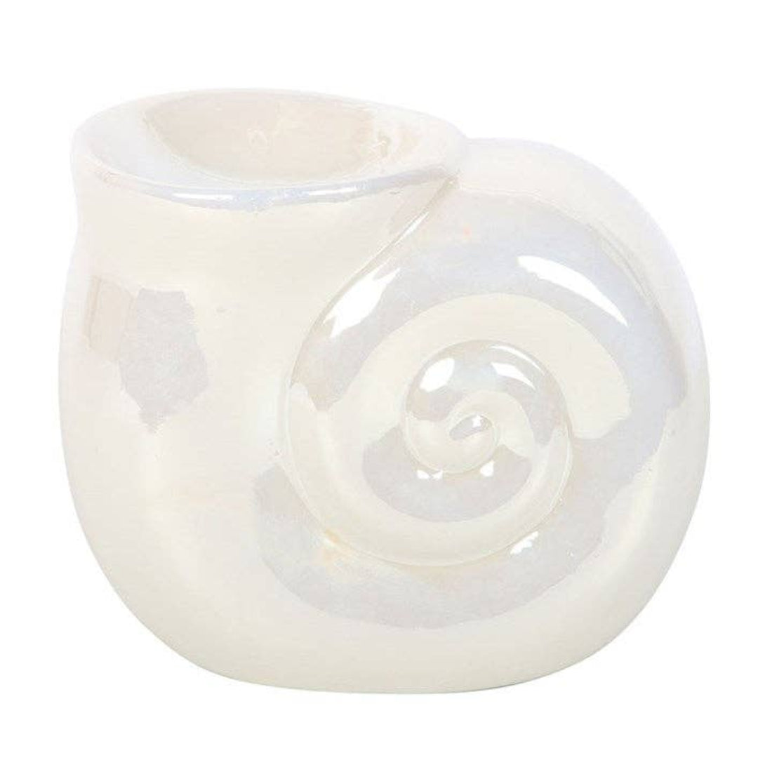 Something Different Pearlescent Spiral Shell Coastal Oil Burner
