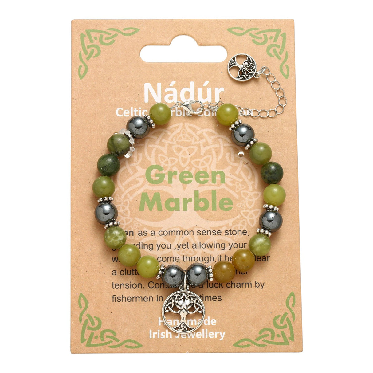 Celtic Ore Bracelet Hanging Trinity Marble