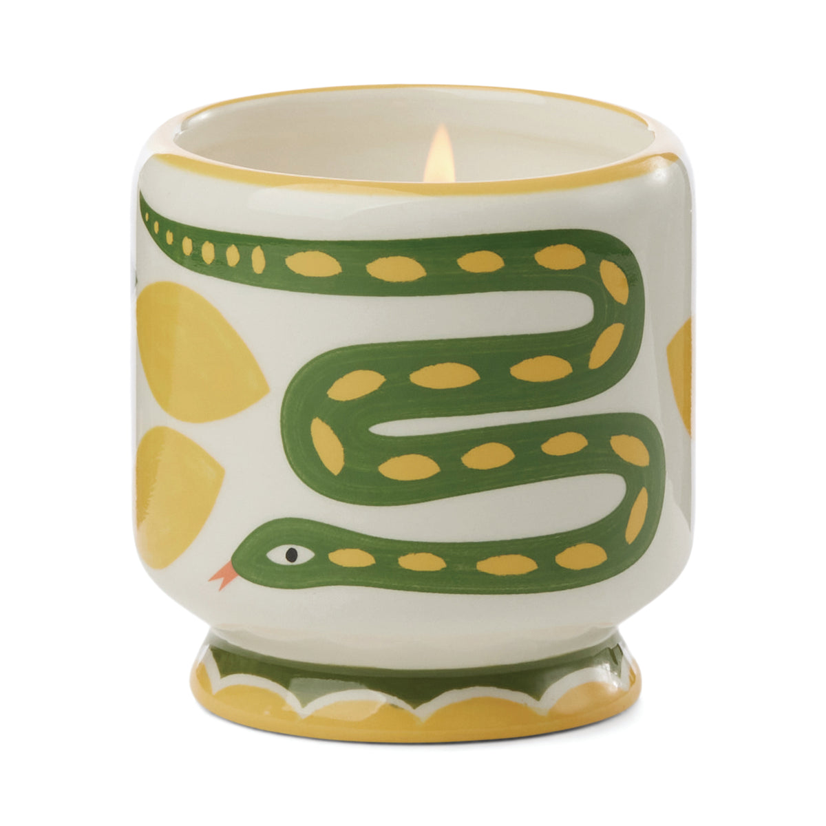 Paddywax A Dopo Snake Ceramic Candle - Wild Lemongrass