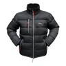Connemara Country Breeze Up black goose down puffer coat with waterproof zippers and high collar.