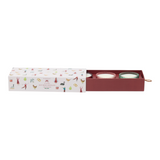 Connemara Country Paddywax Christmas ribbed glass candle gift set in a sliding box with 12 Days of Christmas artwork.