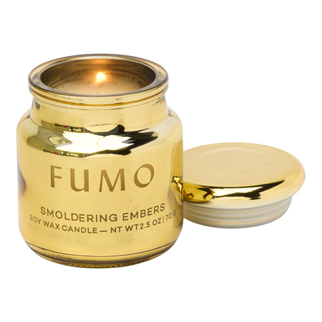 Paddywax Fumo Metallic Glass Candle - Smoldering Embers