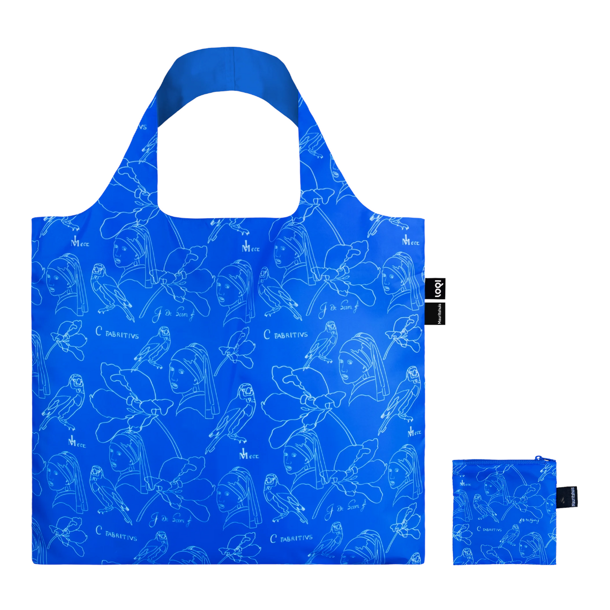 LOQI Vase of Flowers Recycled Bag