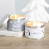SD Penguin Parade Tin Candle