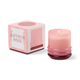 Paddywax Stacked Glass Candle Pink and Red - Saffron Rose