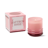 Paddywax Stacked Glass Candle Pink and Red - Saffron Rose