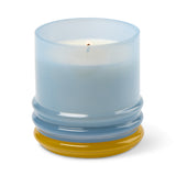 Paddywax Stacked Glass Candle Blue and Yellow - Zesty Lemon