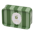 Connemara Country Paddywax green striped tin candle with a snake label and wild lemongrass scent