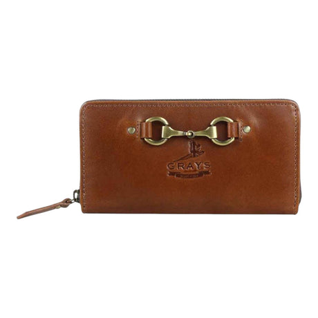 Grays 1922 Sally Snaffle Purse in Natural Leather