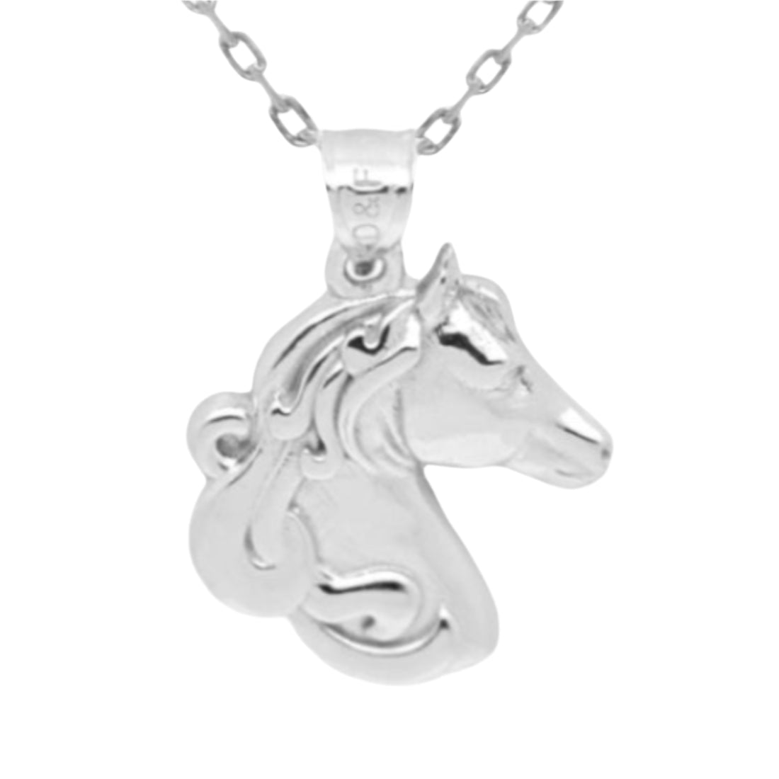 Talisman Silver Horse Head Necklace