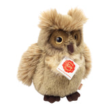 Teddy Hermann Owl Grey-Brown 17cm Plush Toy