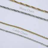Rudies and Co Engraved Mini Disc Necklace