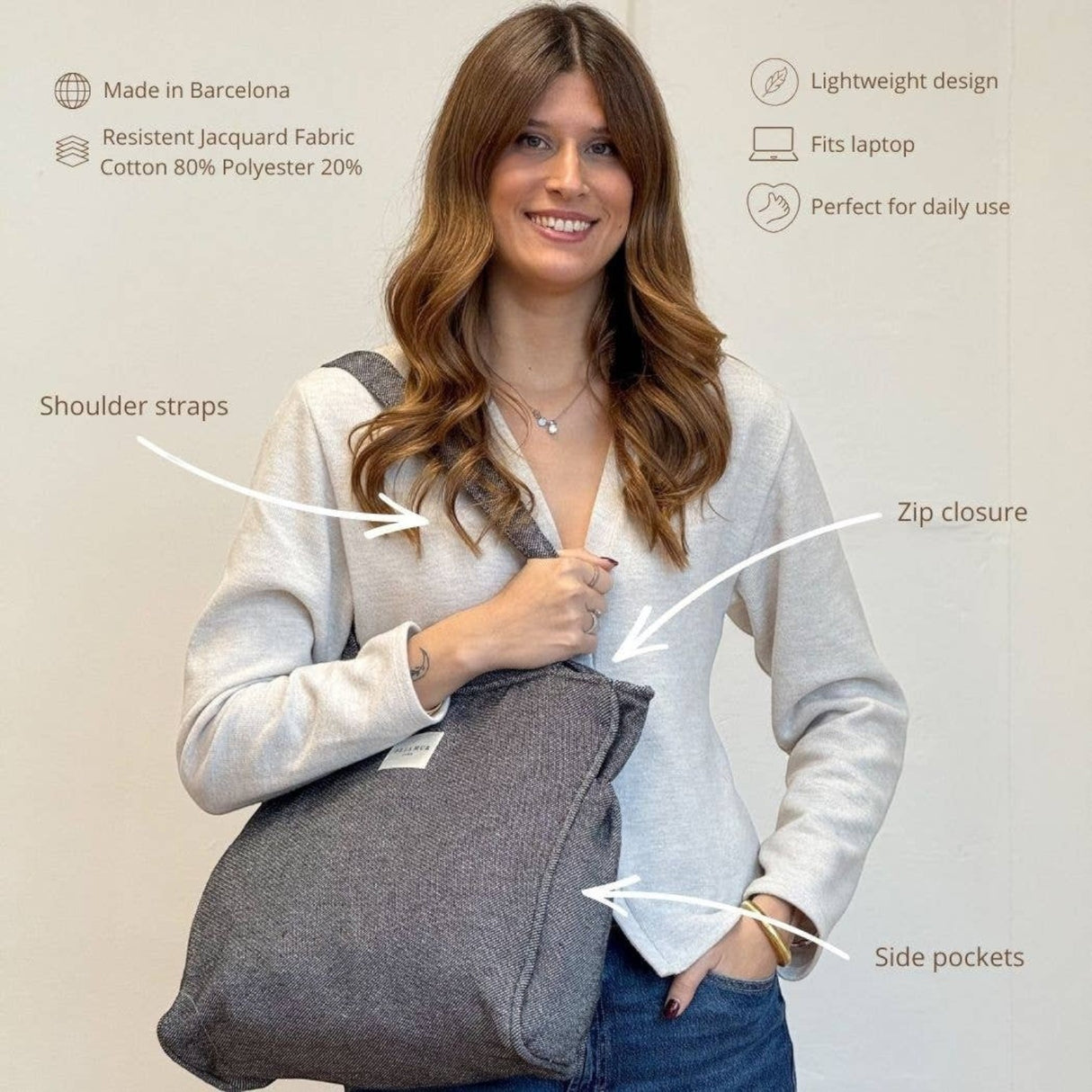 De La Mur Sinay Zipper Bag