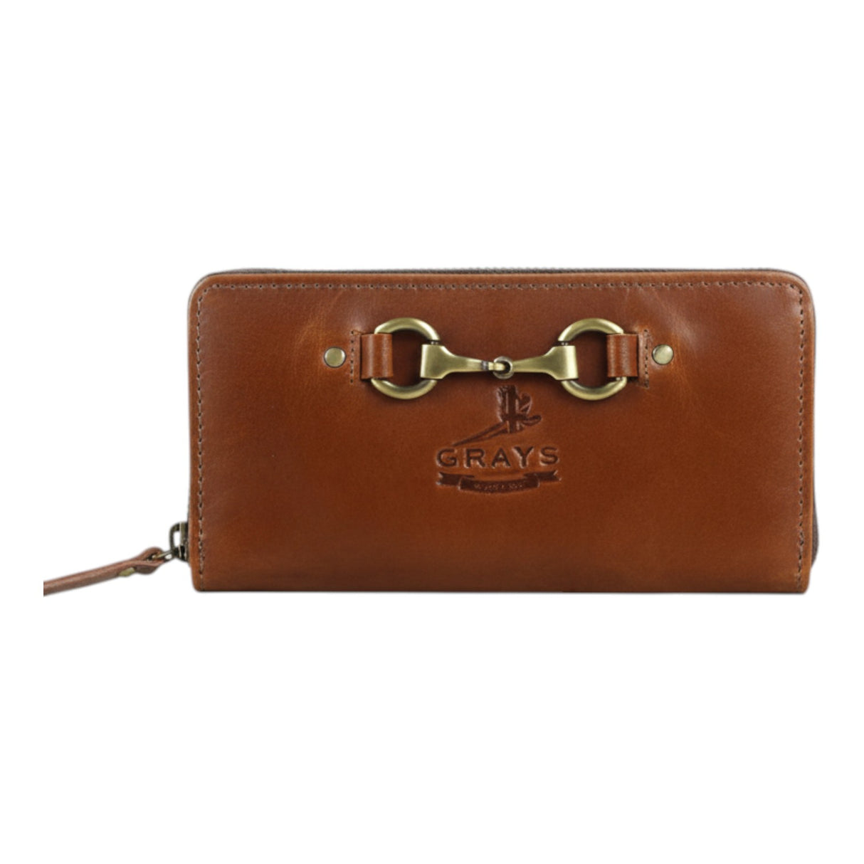 Grays 1922 Sally Snaffle Purse in Natural Leather