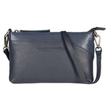 RB Italy Full Grain Leather Crossbody Bag - Navy